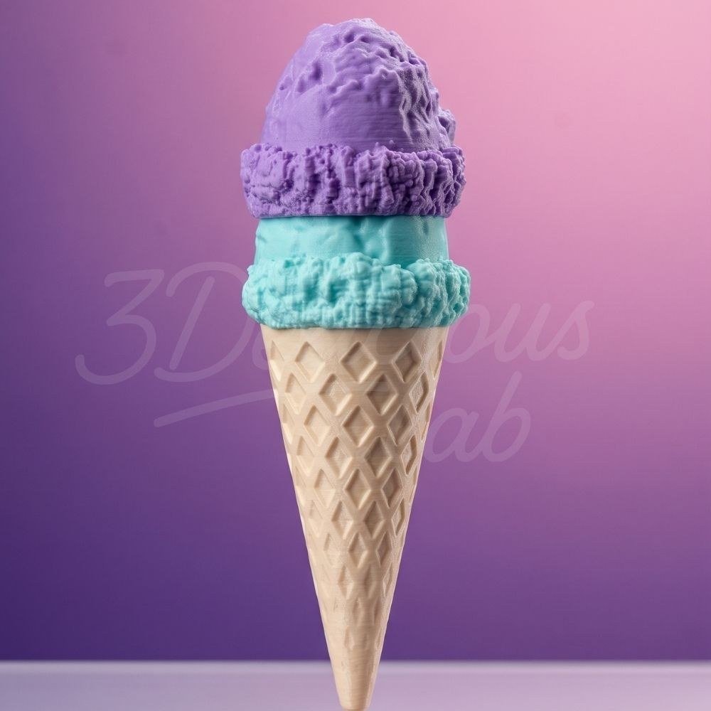 Sorvete decorativo de 2 bolas – 21 cm