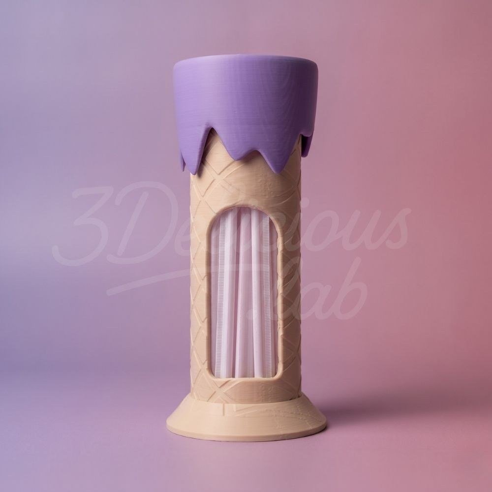 Porta-canudos de sorvete – 22 cm
