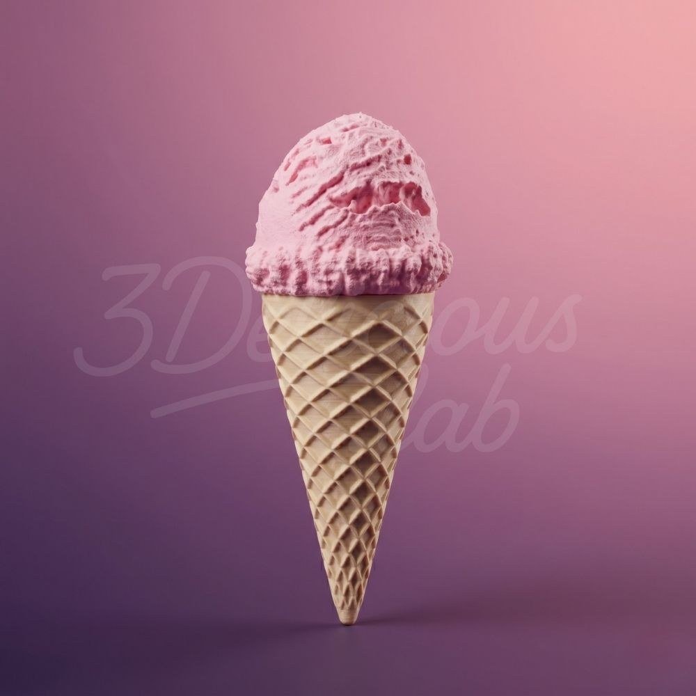 Sorvete bola decorativo realista – 18 cm