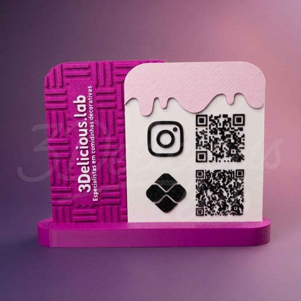 Smart Display com QR Code – 20 cm