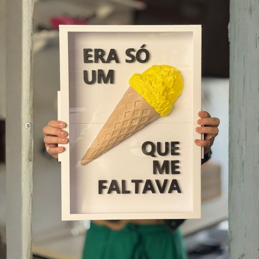 Quadro de parede “Era só um sorvete que me faltava” — foto 2